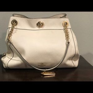 Coach Ivory Shoulder Bag